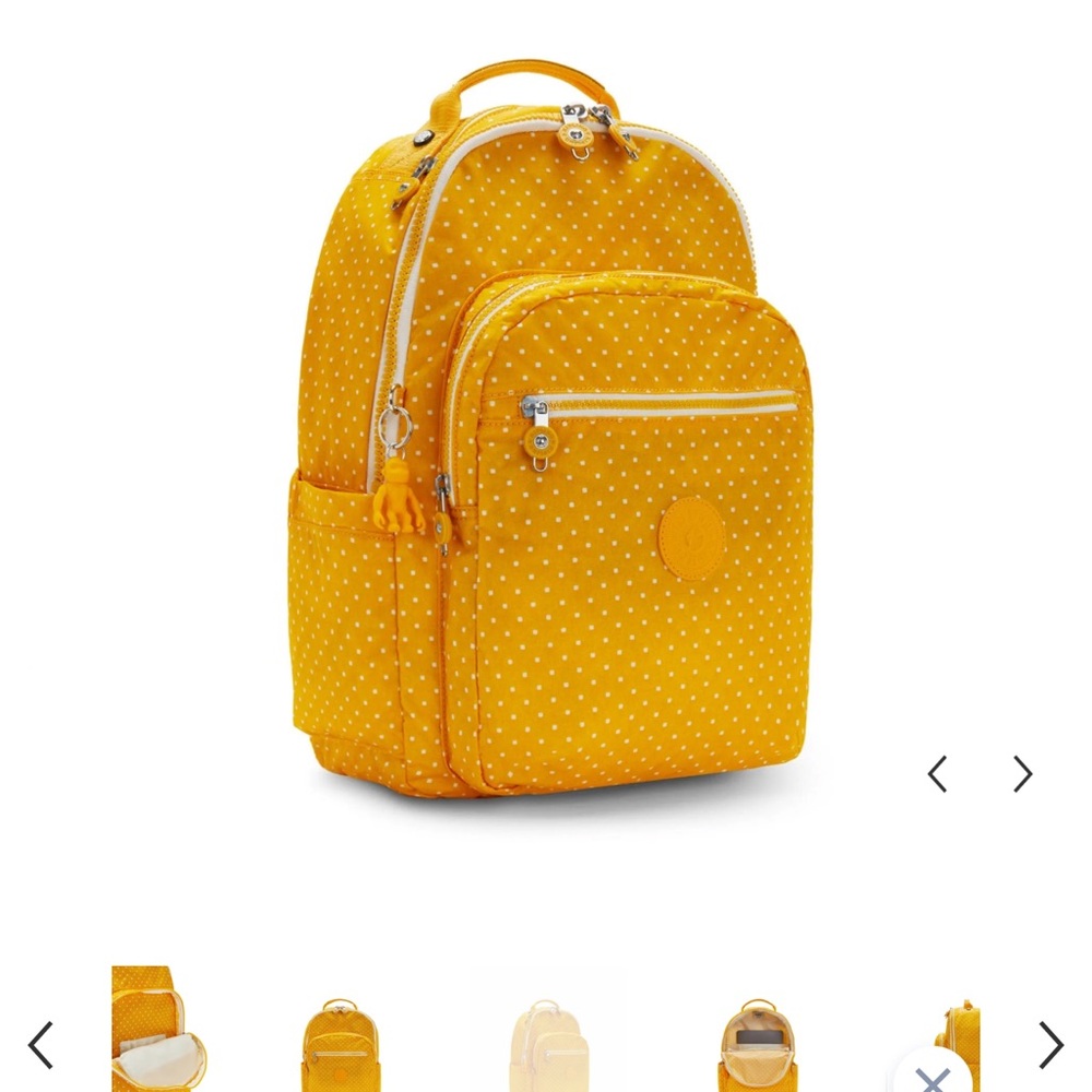 Kipling Orange Backpack - Picture 5 of 6